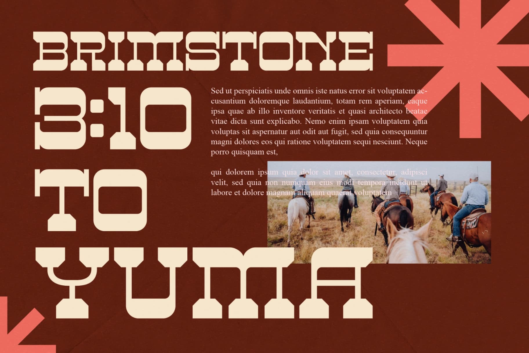Preview 3 for Big Rodheo - Unique Slab Font
