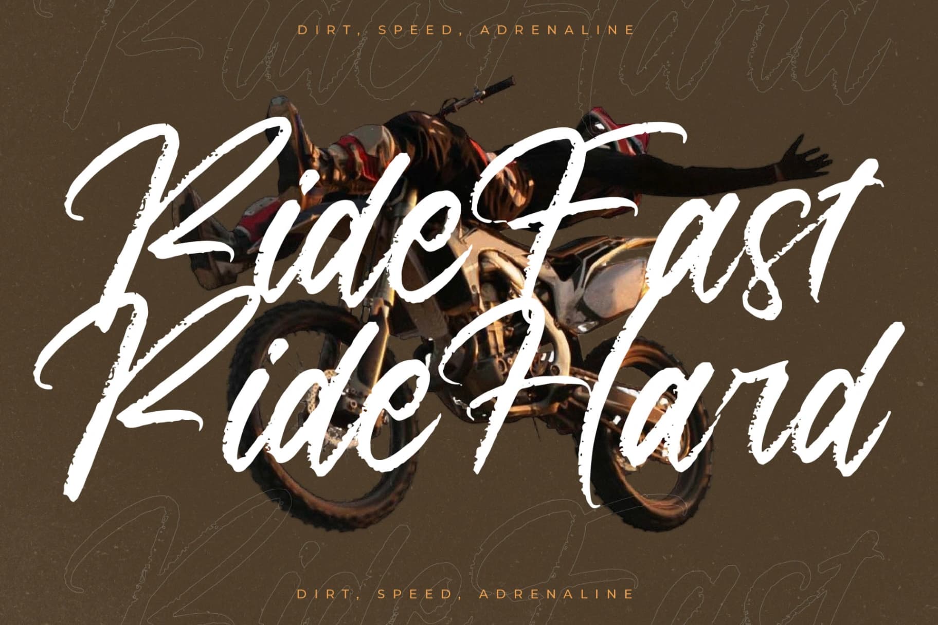 Preview 6 for Montellast Knights – Modern Handbrush Font