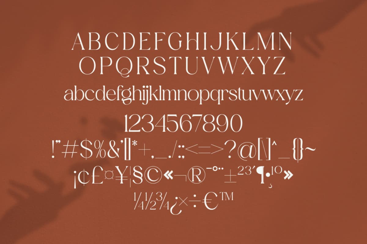 Mediga - Stylish Modern Font font preview 11