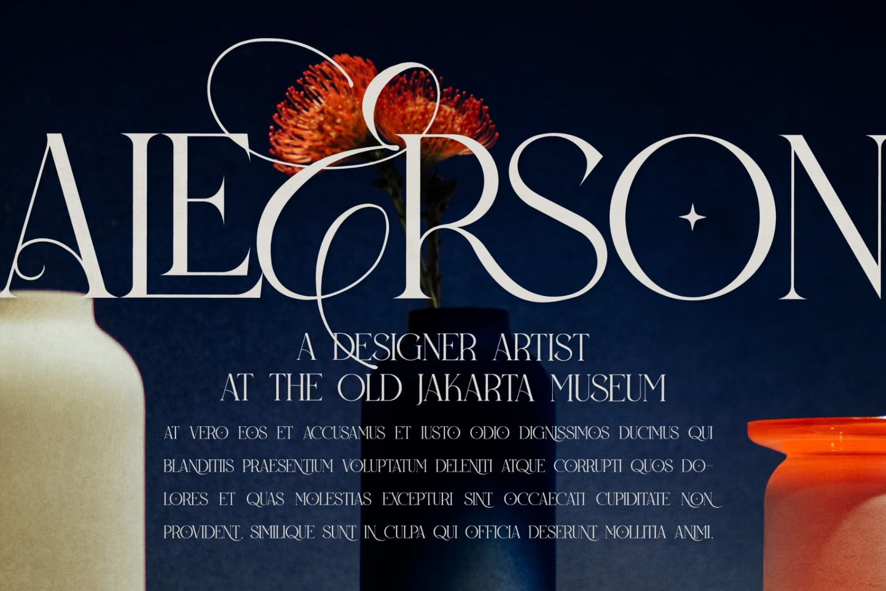 Preview 5 for Heralen Antelik - Display Serif Font