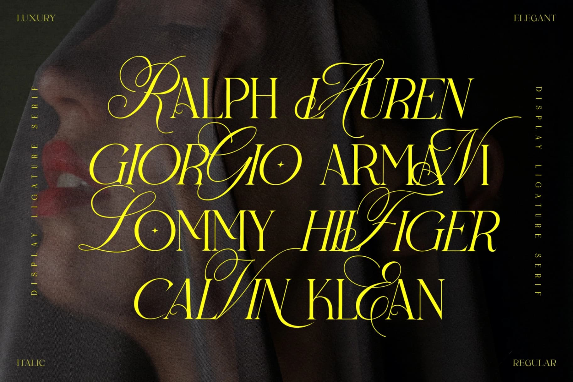 Preview 3 for Heralen Antelik - Display Serif Font