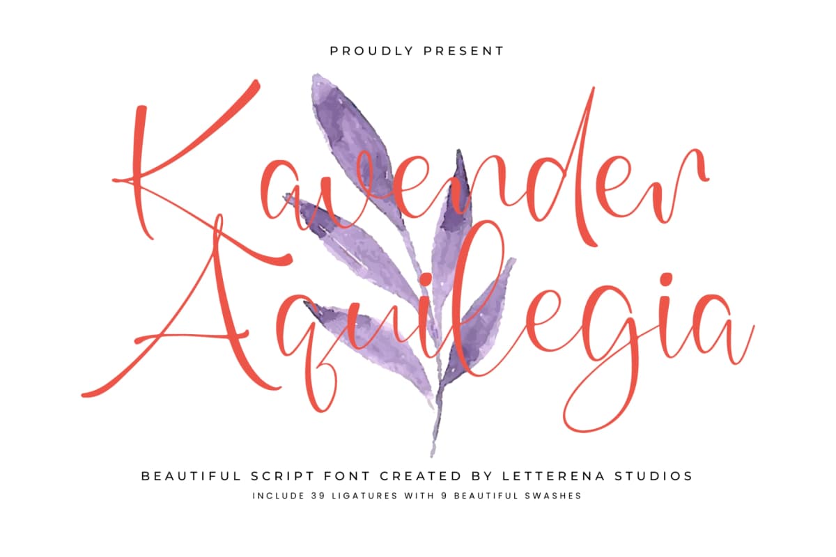 Preview of Annets Birthday - Beautiful Script Font font