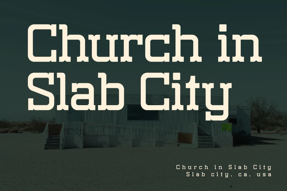 Nomaden Slab - Stylish Slab Serif Font font preview 4