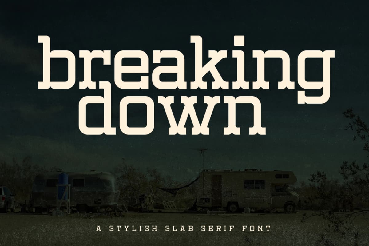 Nomaden Slab - Stylish Slab Serif Font font preview 8