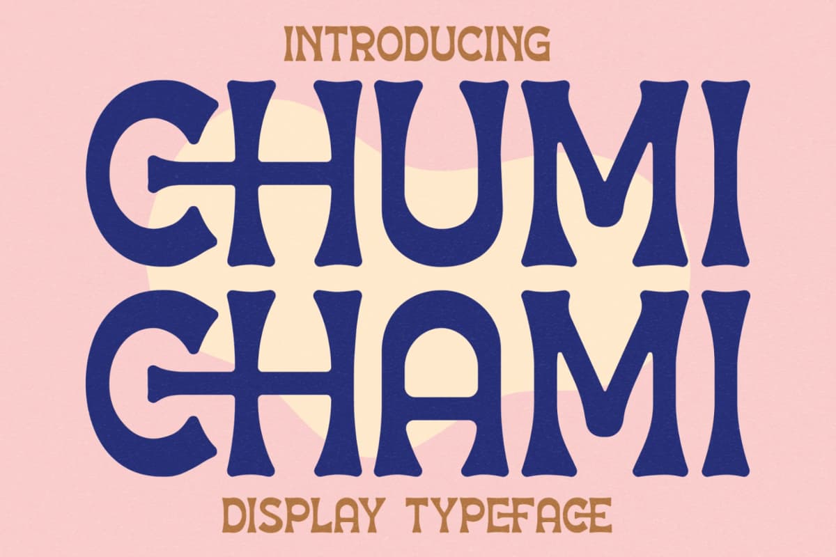 Preview 1 for Chumi Chami - Display Typeface Font