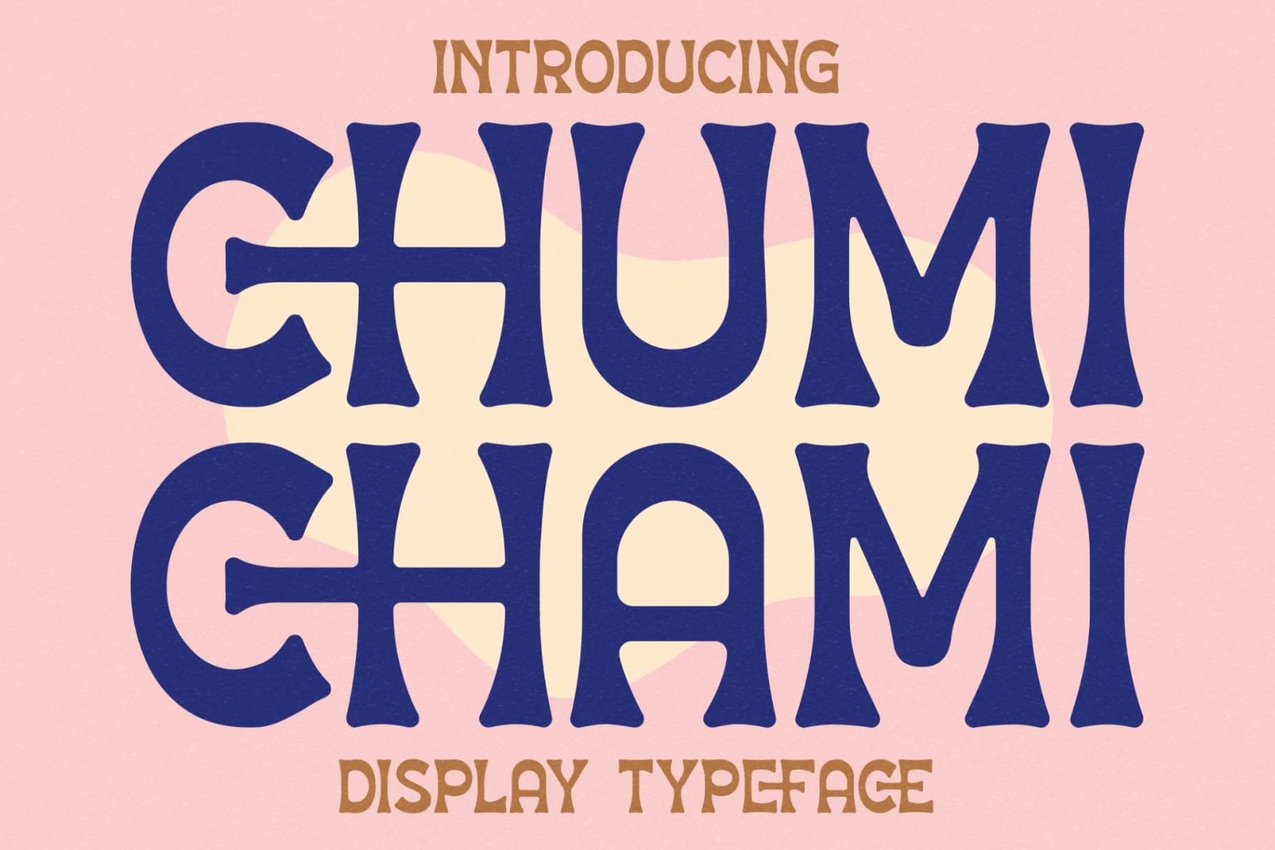 Preview of Chumi Chami - Display Typeface Font font