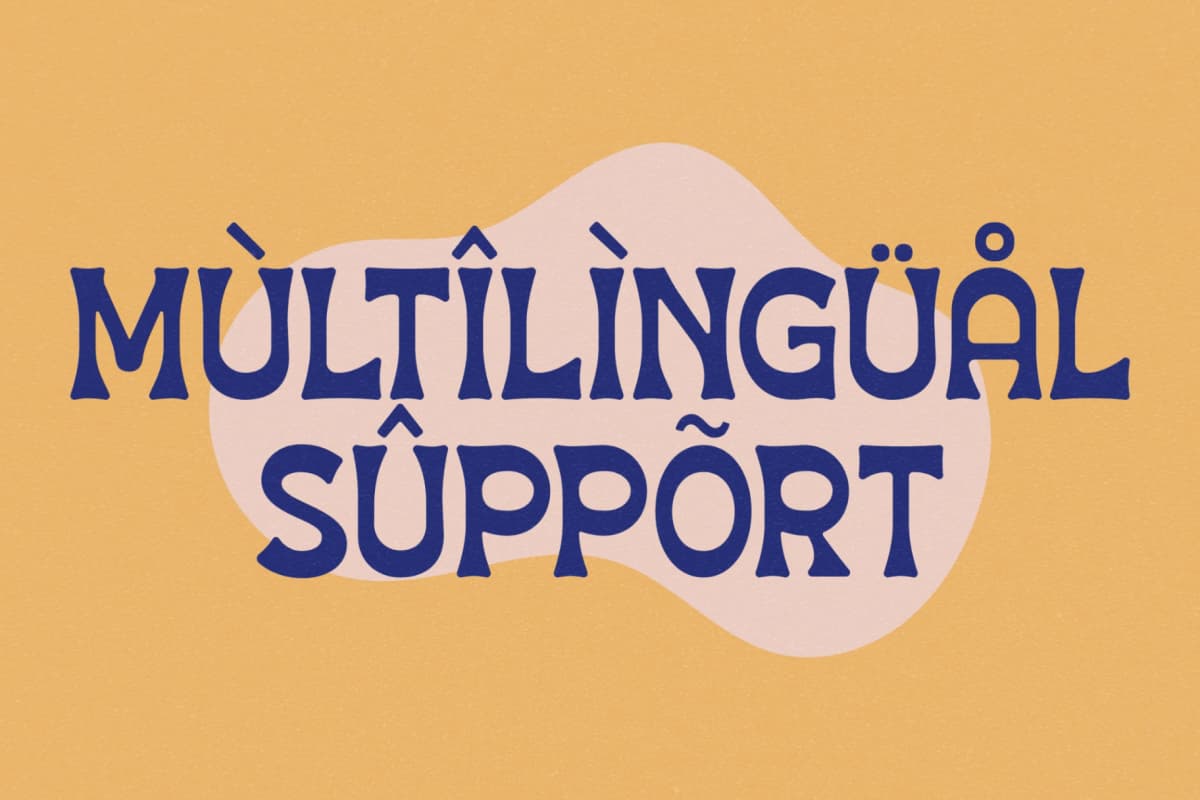 Preview 10 for Chumi Chami - Display Typeface Font
