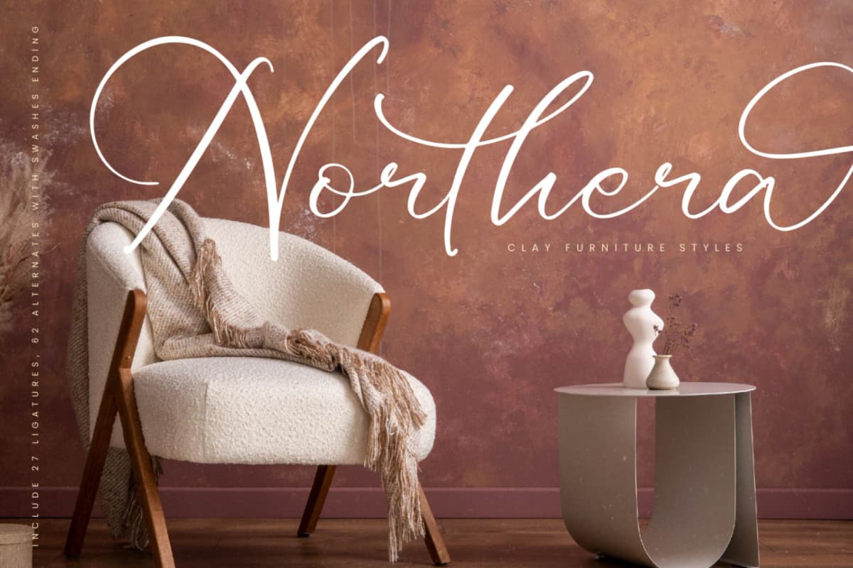 Preview 3 for Redianta Brighters – Beauty Calligraphy Font