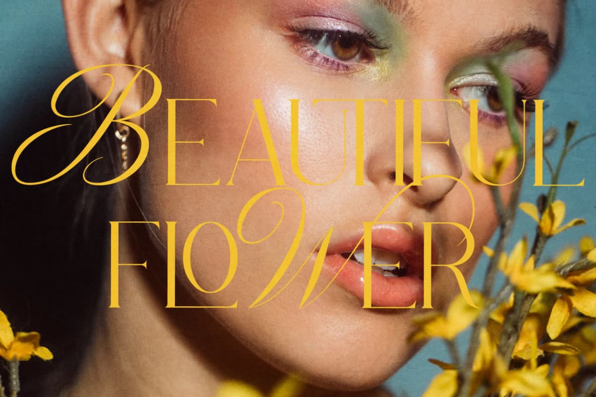 Merqola Nature - Modern Ligature Serif font preview 6