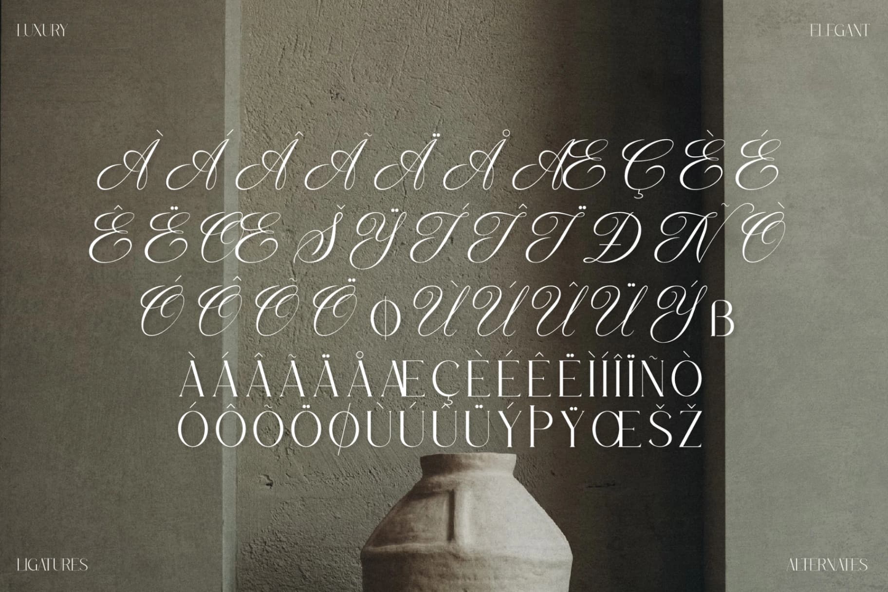 Preview 14 for Merqola Nature - Modern Ligature Serif