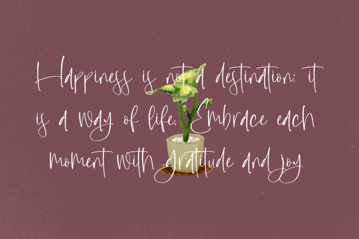 Preview 6 for Highland Soonbeam – Modern Handwritten Font