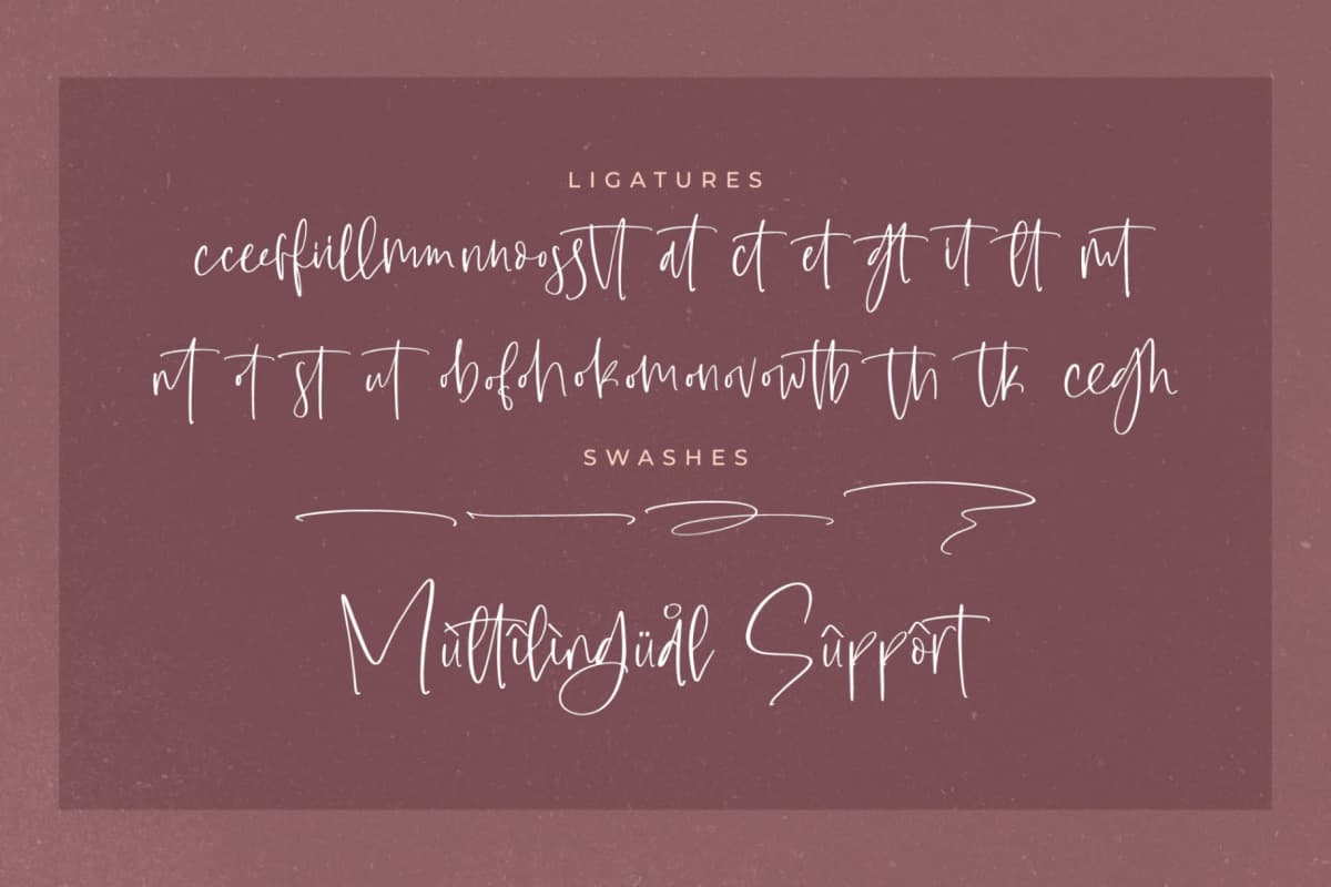 Preview 14 for Highland Soonbeam – Modern Handwritten Font