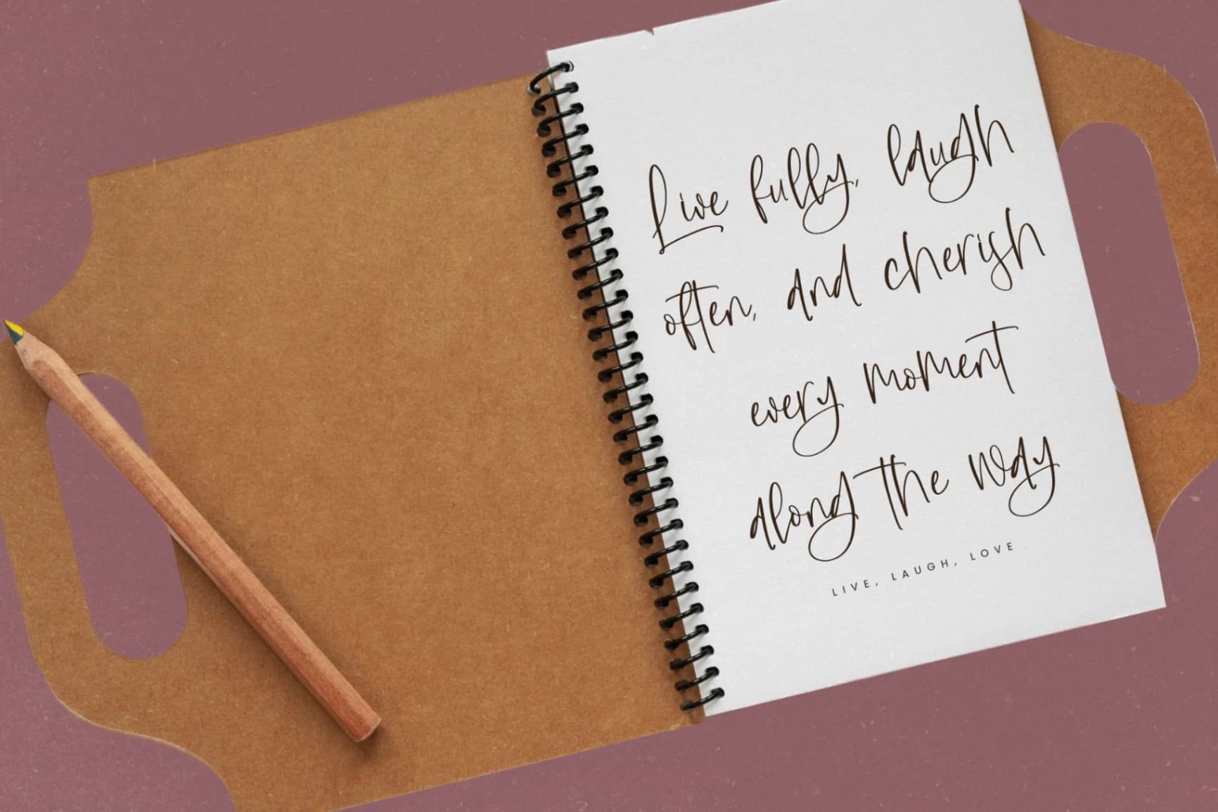 Preview 3 for Highland Soonbeam – Modern Handwritten Font