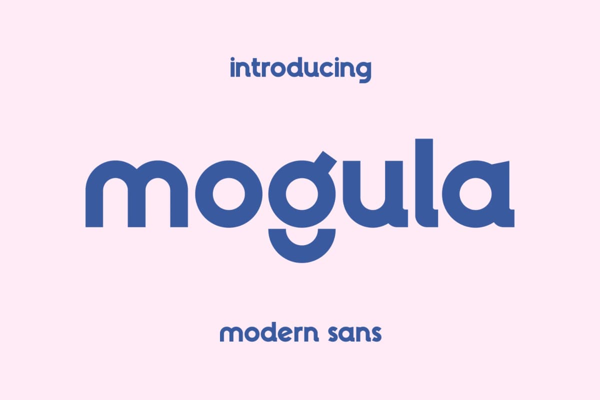 Mogula - Modern Sans Font font preview 1
