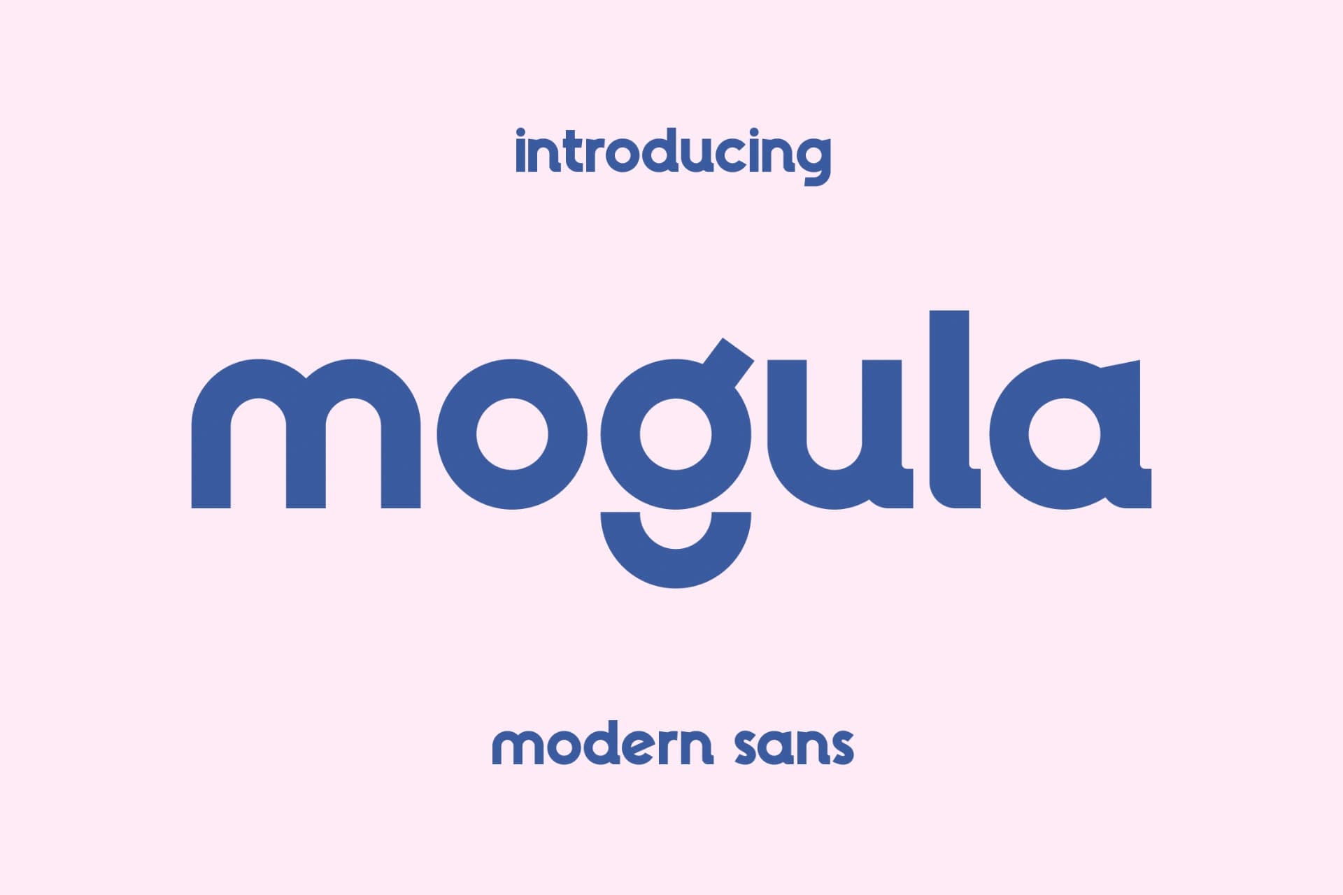 Preview of Mogula - Modern Sans Font font