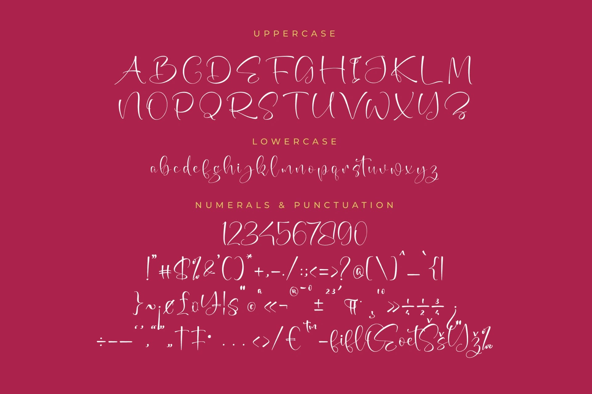 Preview 13 for Azalea Sageretia – Beautiful Handwritten Font