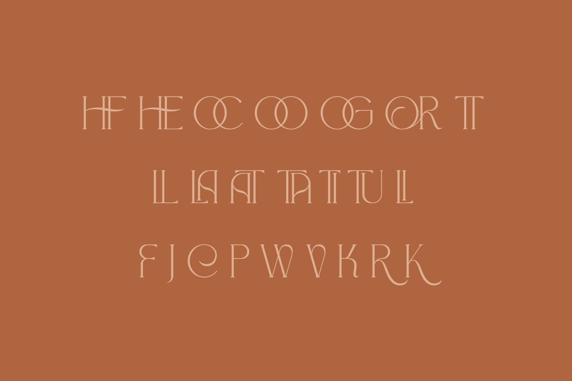Preview 13 for Gorthe - Stylish Typeface Font