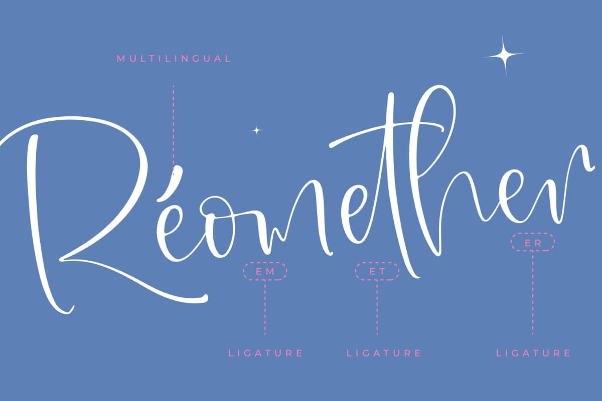 Sparkle Perfection – Beautiful Handwritten Font font preview 11