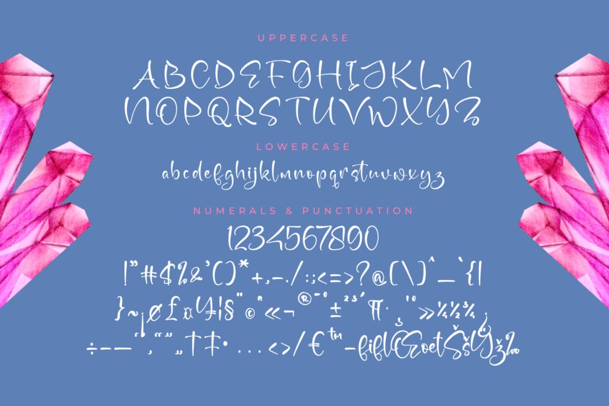Sparkle Perfection – Beautiful Handwritten Font font preview 13