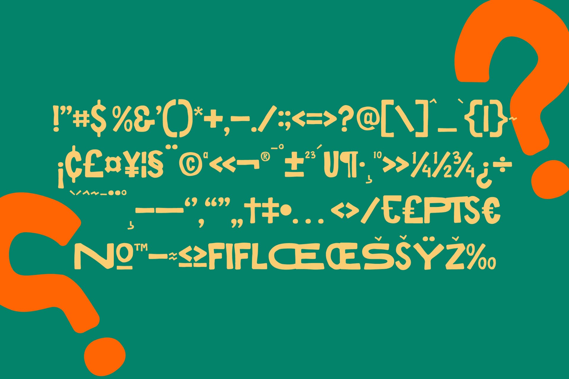 Preview 13 for Gods Must - Rough Sans Serif Font