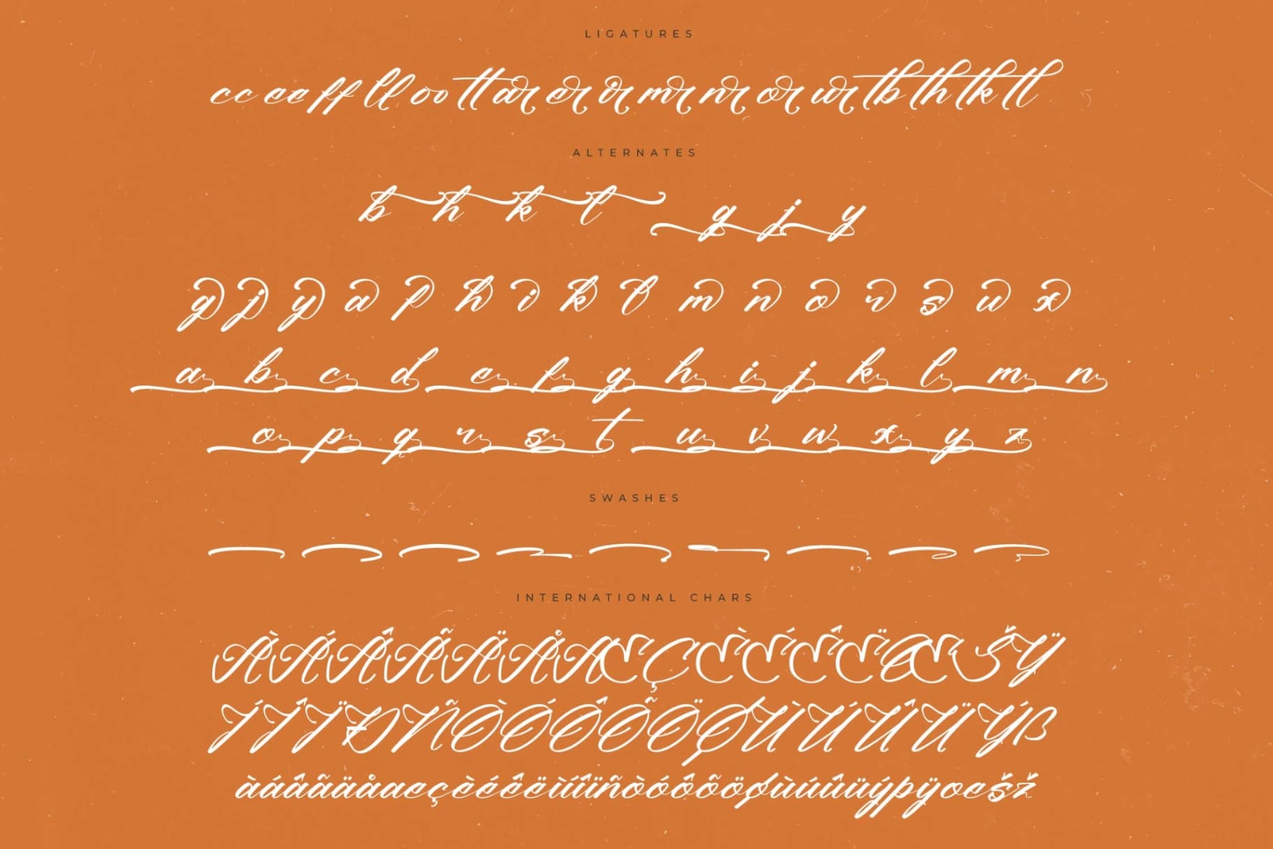 Preview 14 for Climbing Nature – Modern Calligraphy Font