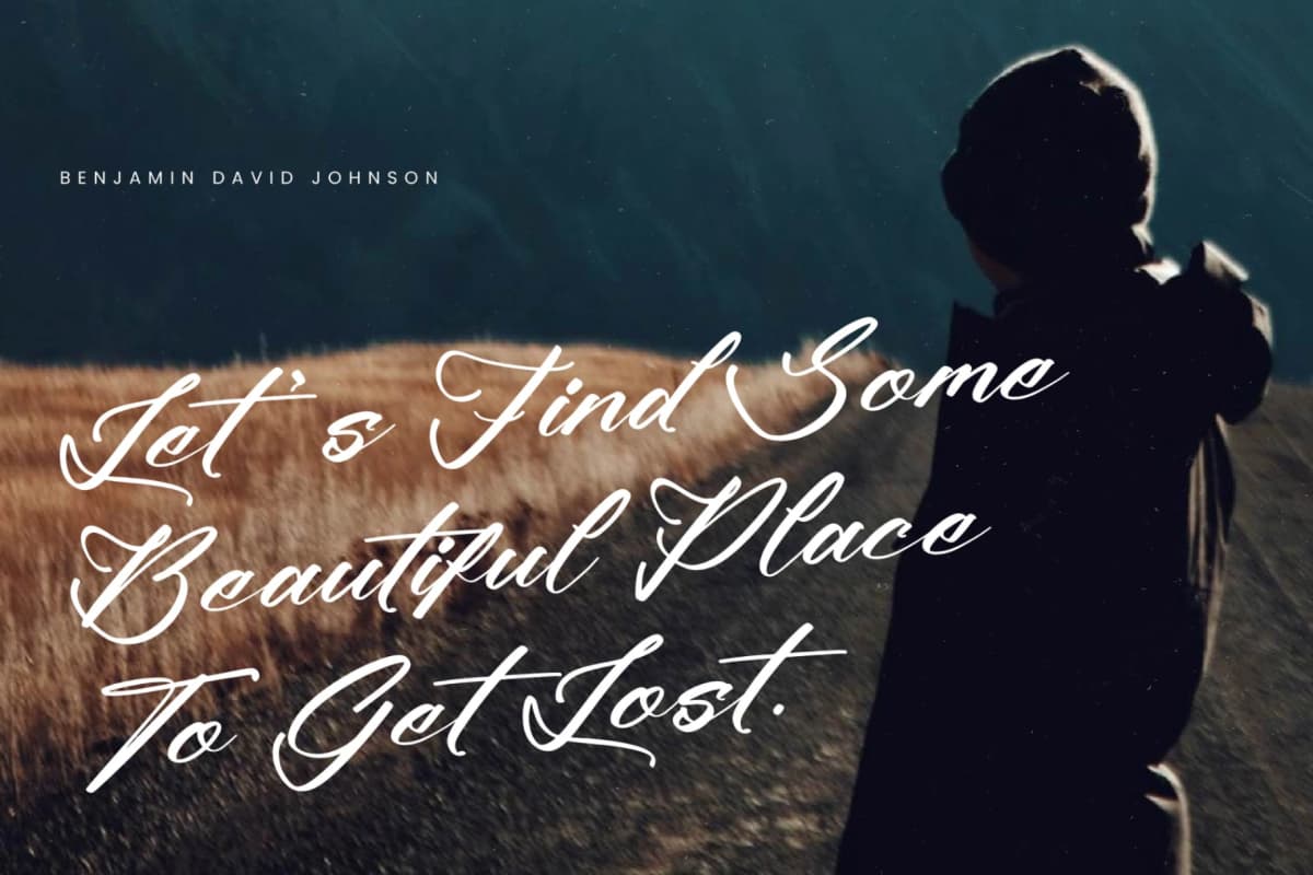 Climbing Nature – Modern Calligraphy Font font preview 5