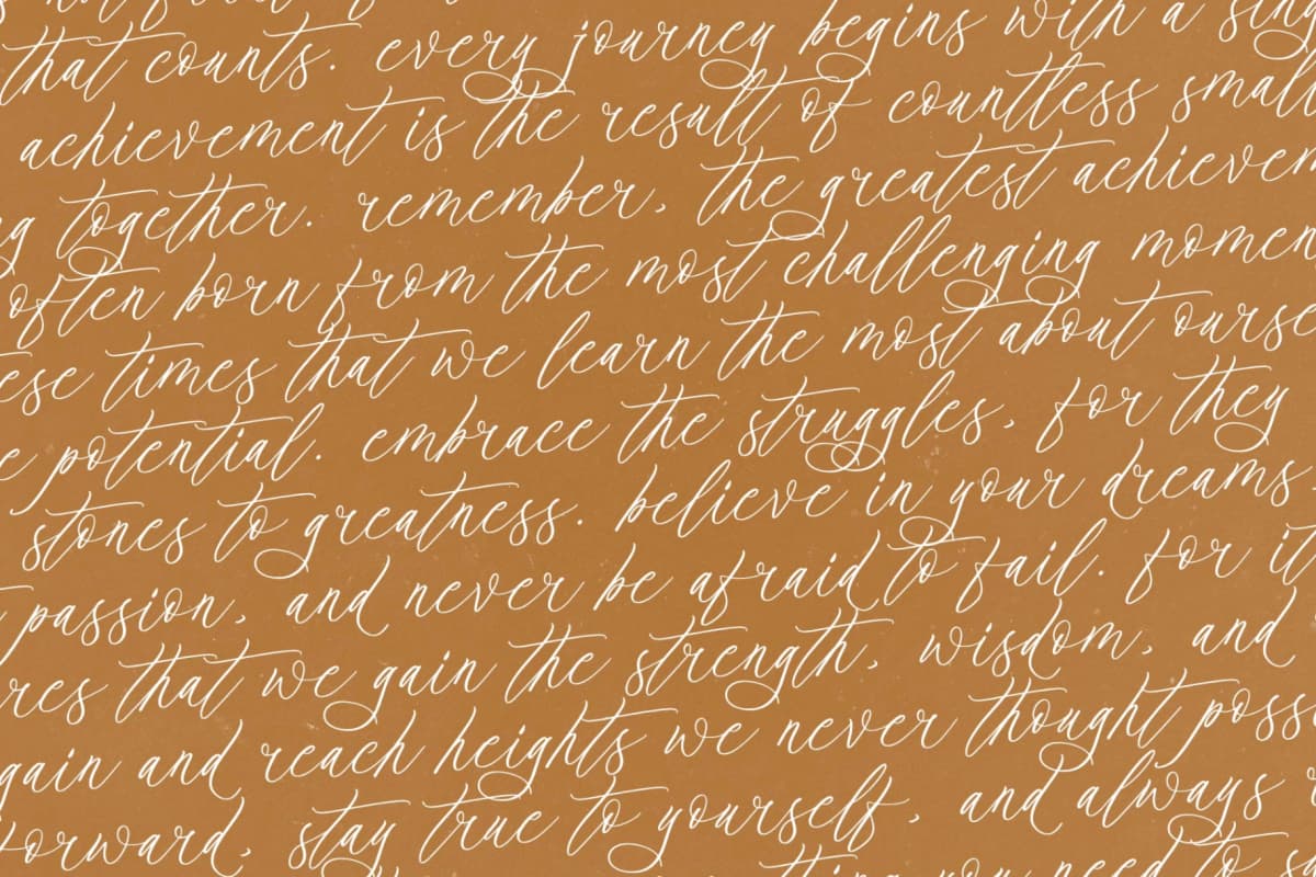 Preview 11 for Scarletta Boutique – Handwritten Calligraphy Font