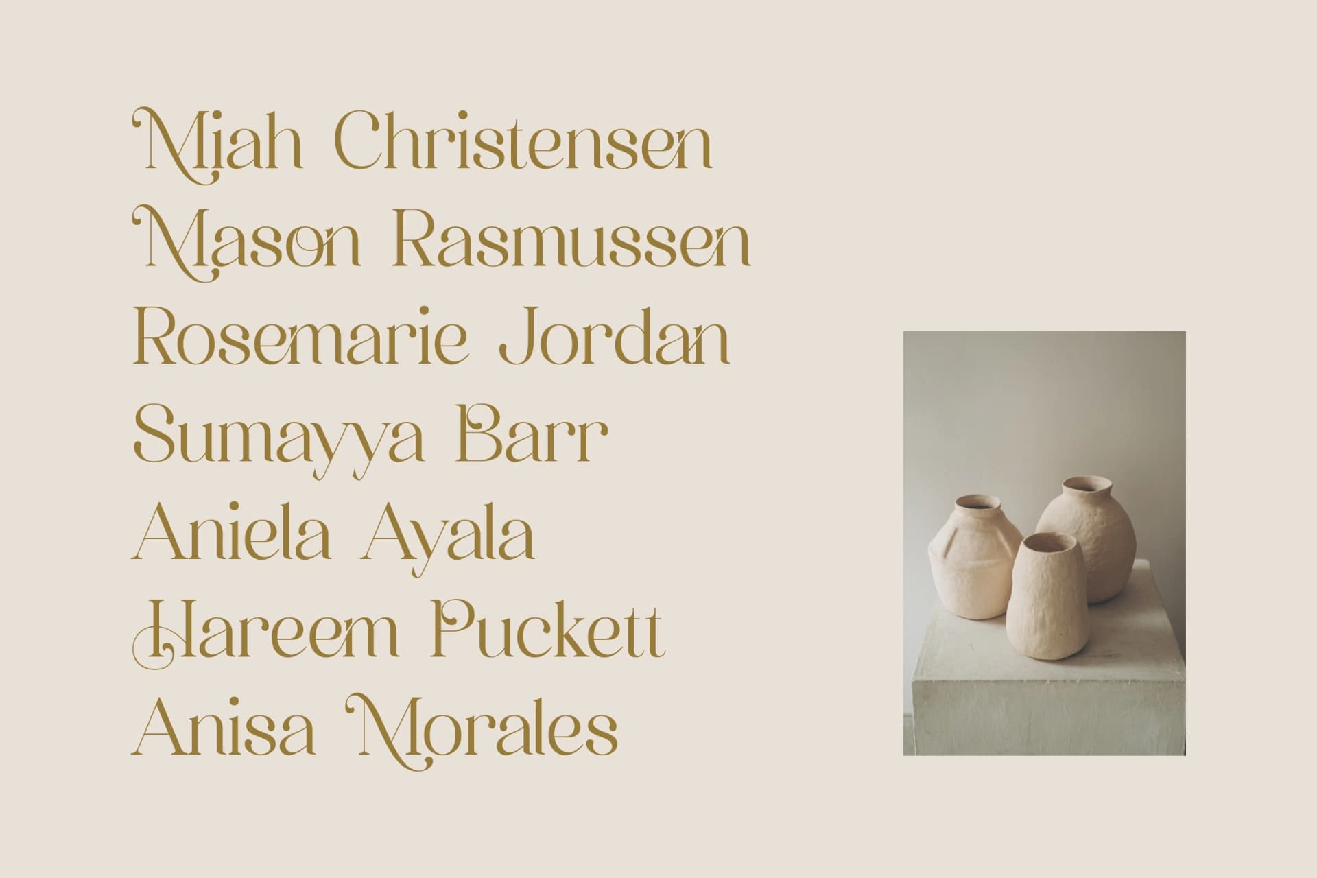 Preview 8 for Quahon - Modern Stylish Font