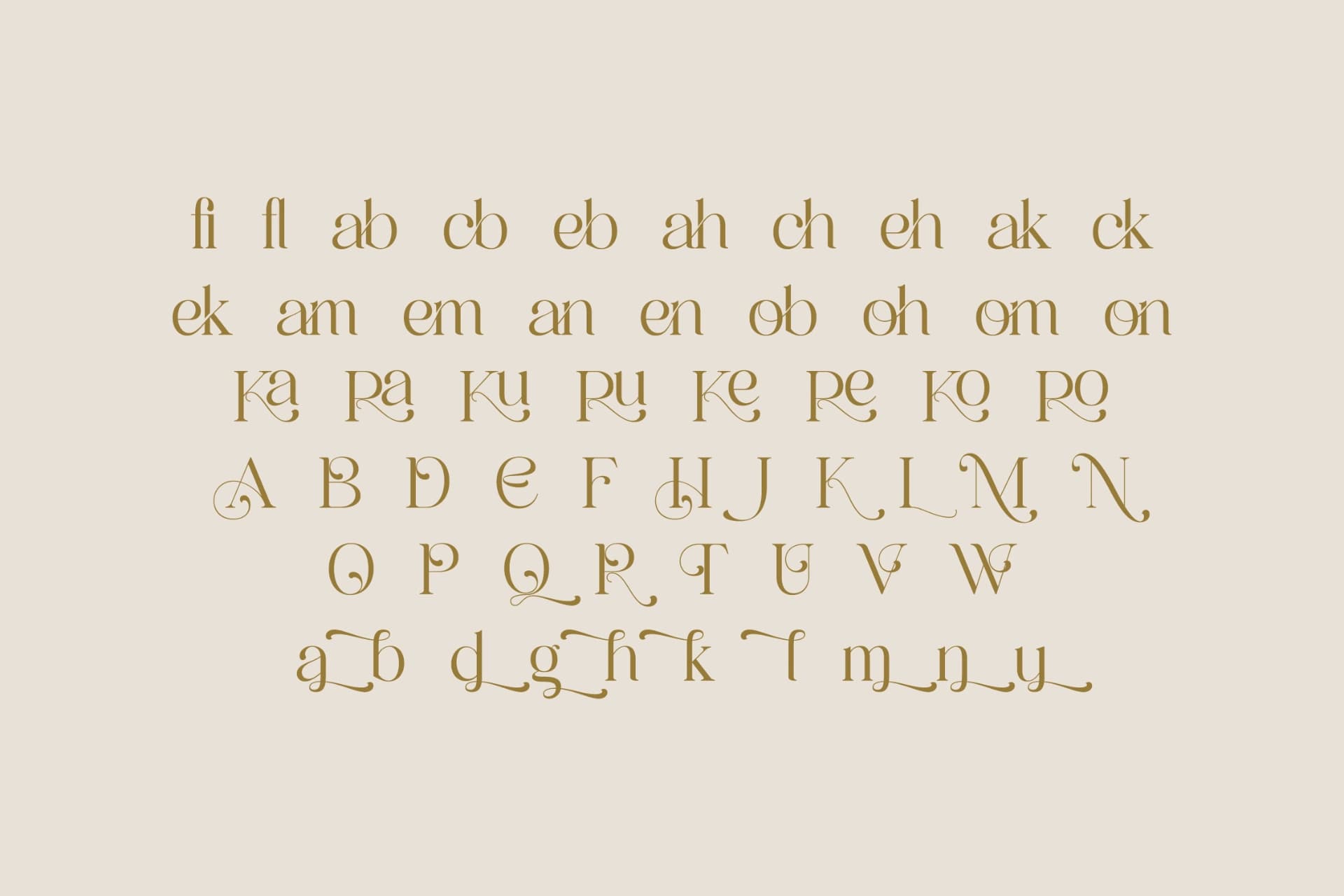 Preview 12 for Quahon - Modern Stylish Font