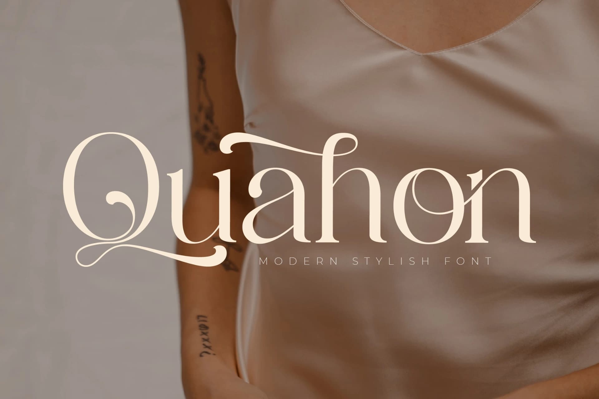Preview 1 for Quahon - Modern Stylish Font