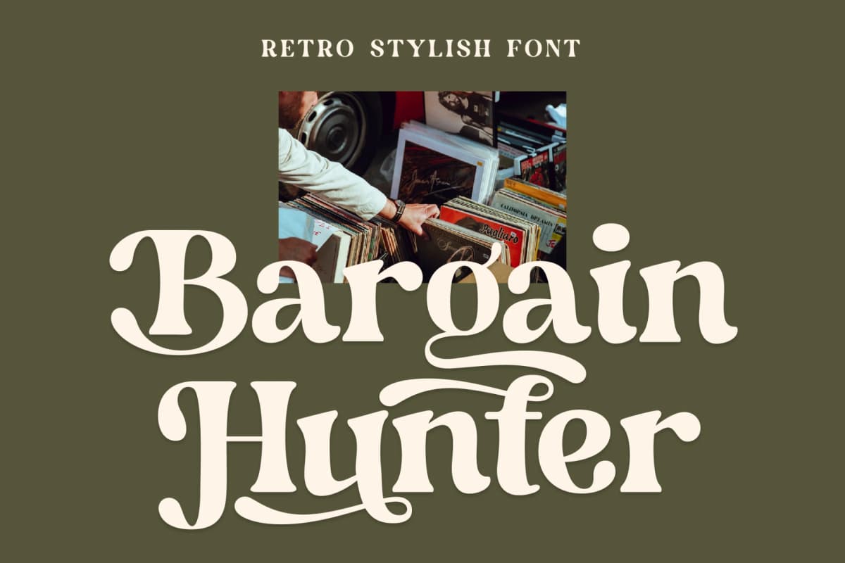 Preview 8 for Bagrile - Retro Stylish Font