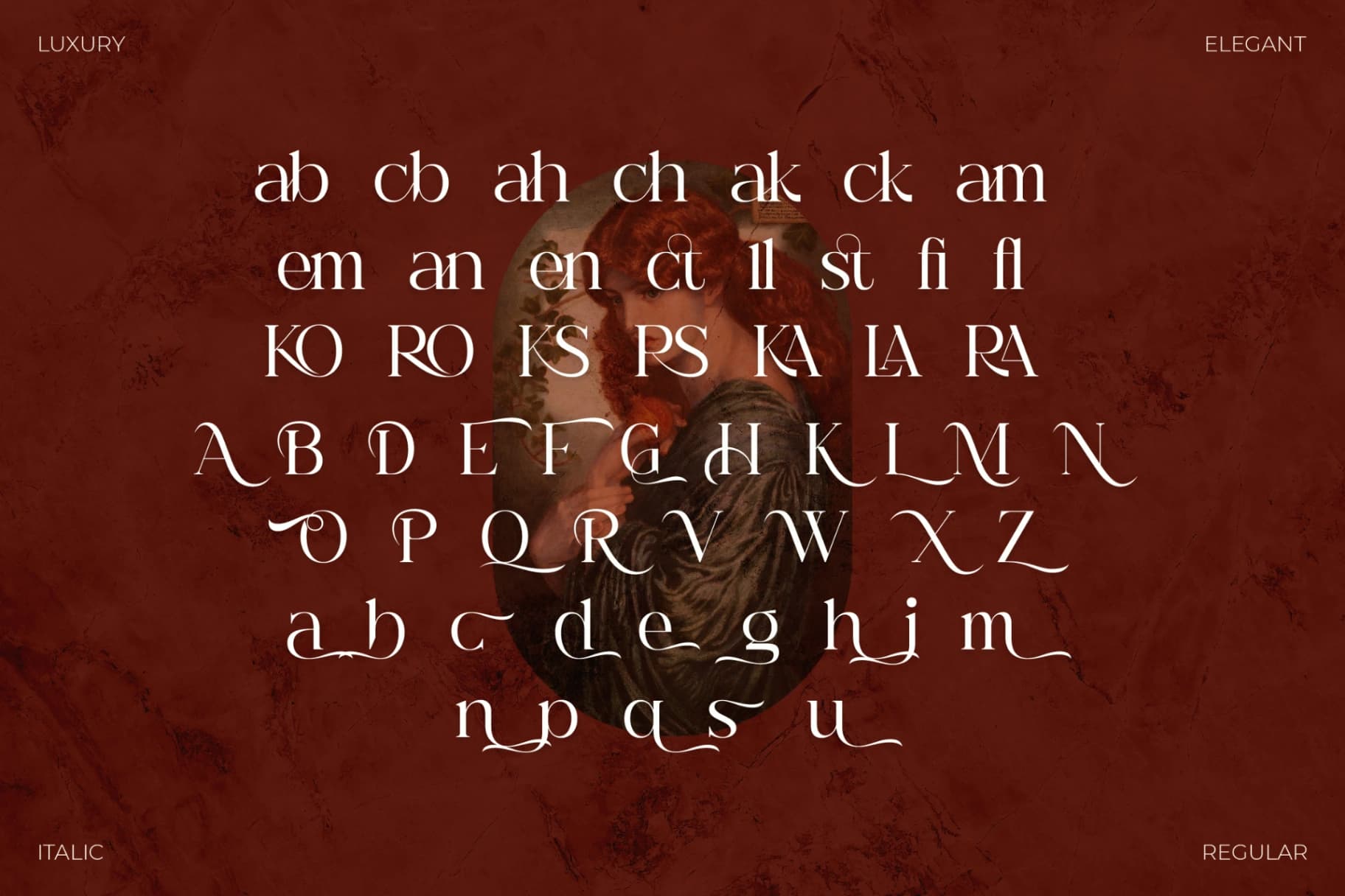 Preview 13 for Meladu Rose - Stylish Serif Font