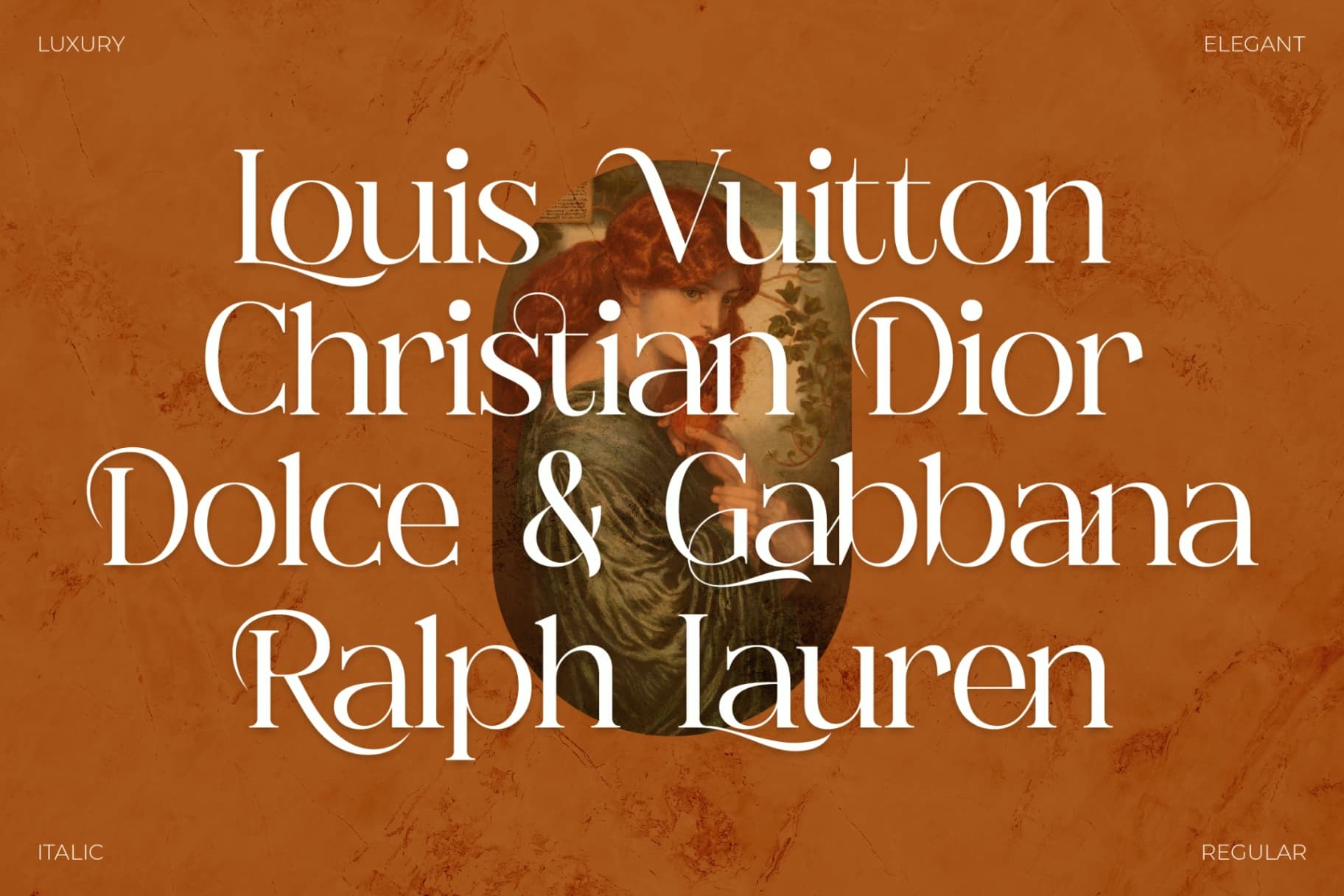 Preview 4 for Meladu Rose - Stylish Serif Font