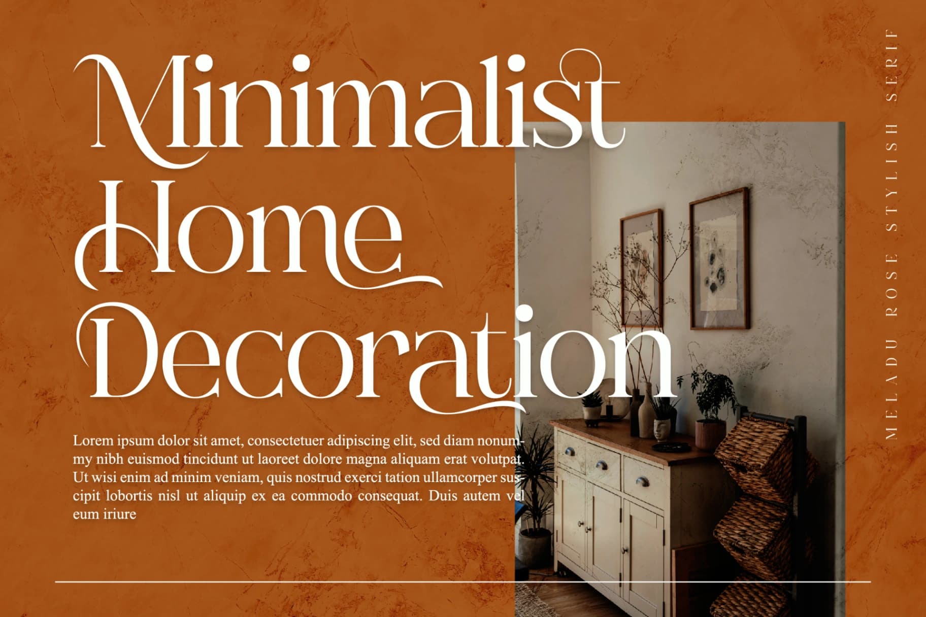 Preview 8 for Meladu Rose - Stylish Serif Font