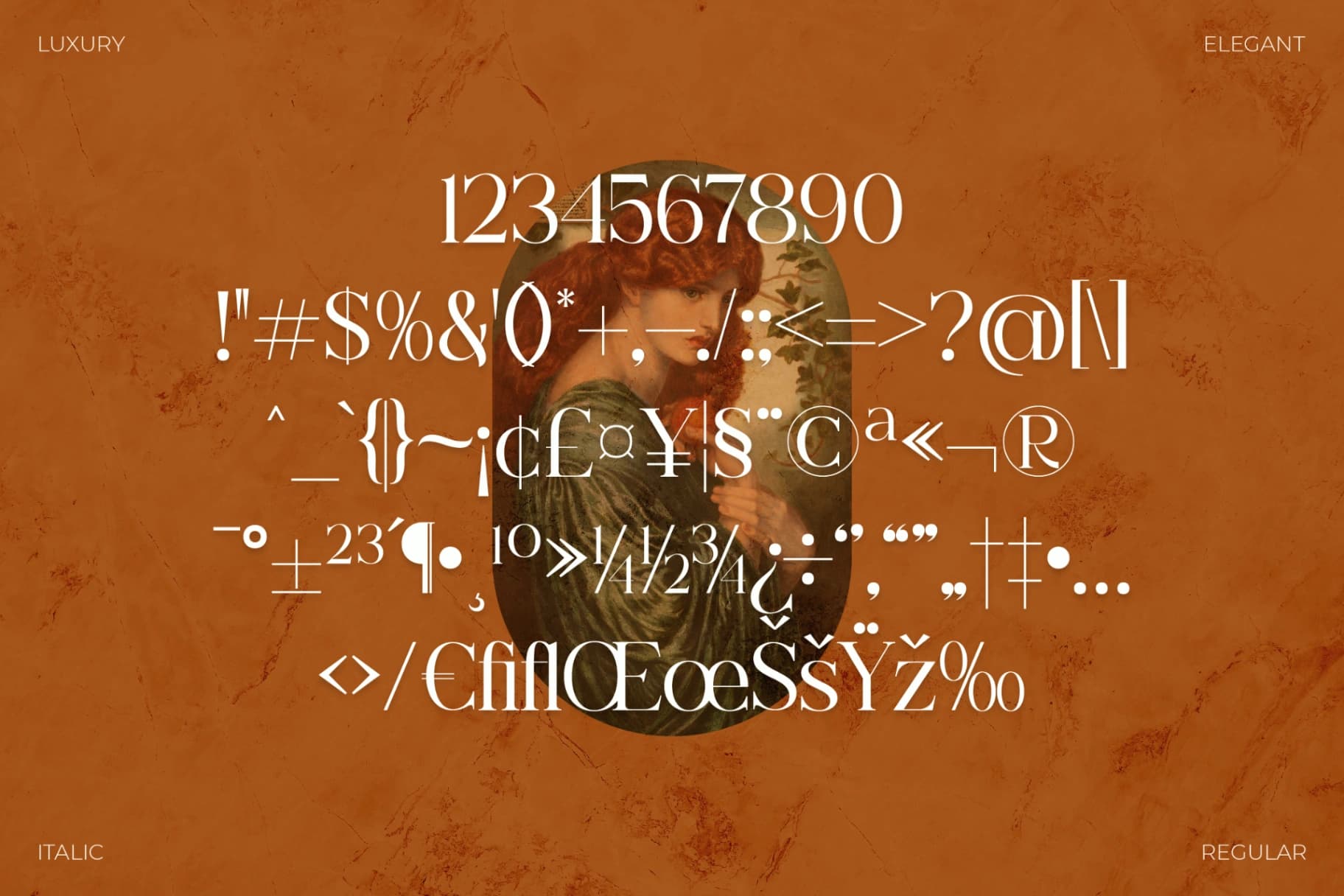 Preview 12 for Meladu Rose - Stylish Serif Font