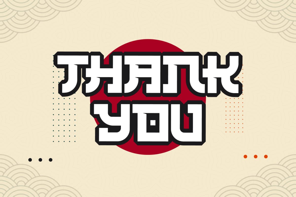 Rijaya Konoha - Japanese Display Font font preview 15