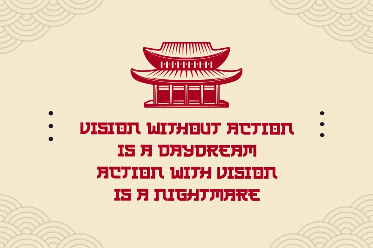Rijaya Konoha - Japanese Display Font font preview 3