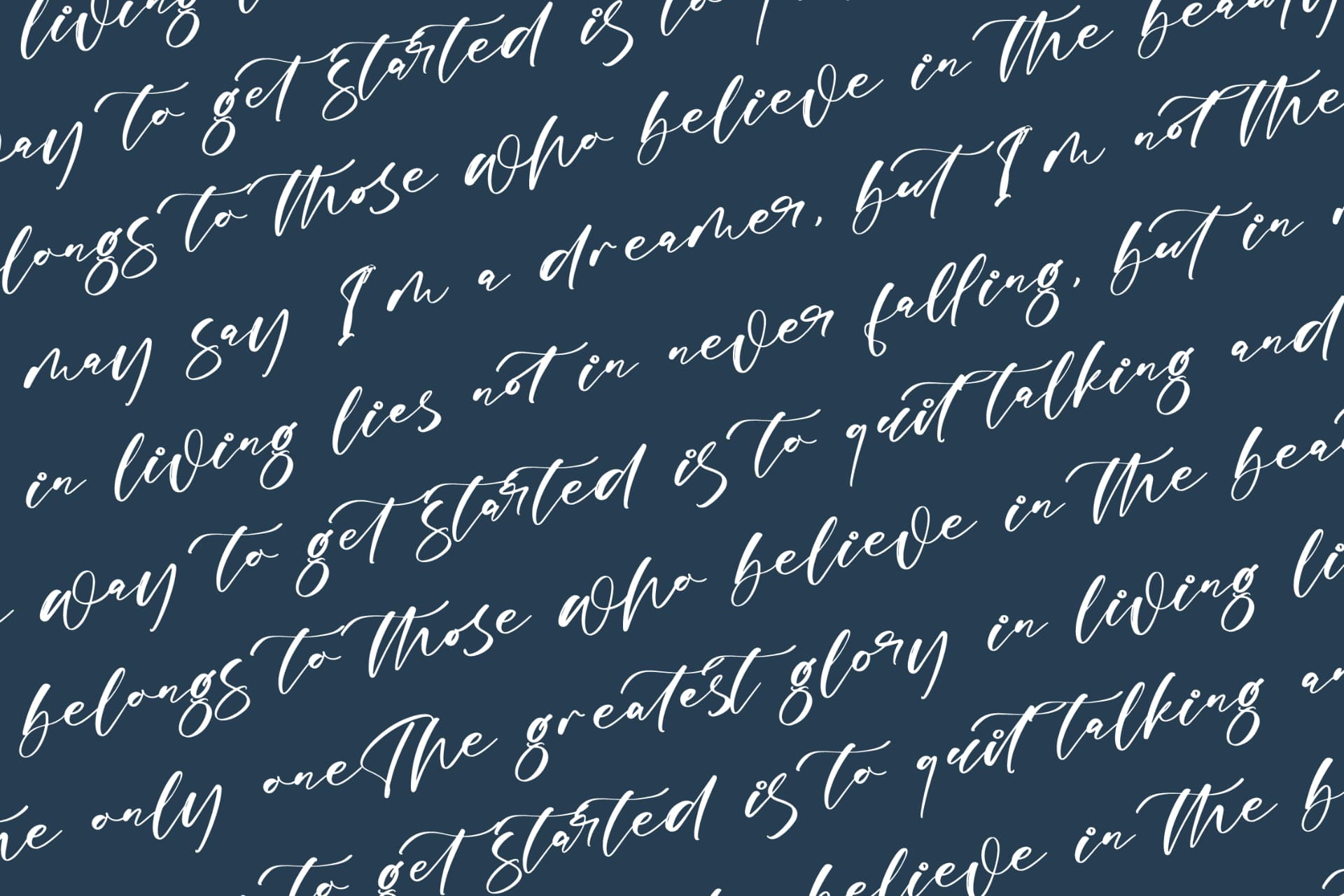 Preview 9 for Magnotus Bractea – Beautiful Script Font