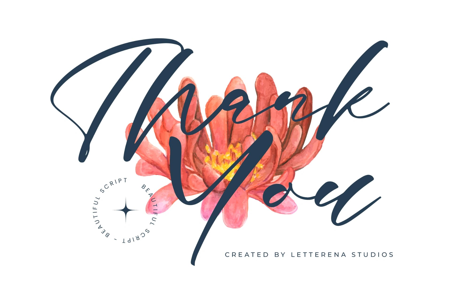 Preview 15 for Magnotus Bractea – Beautiful Script Font