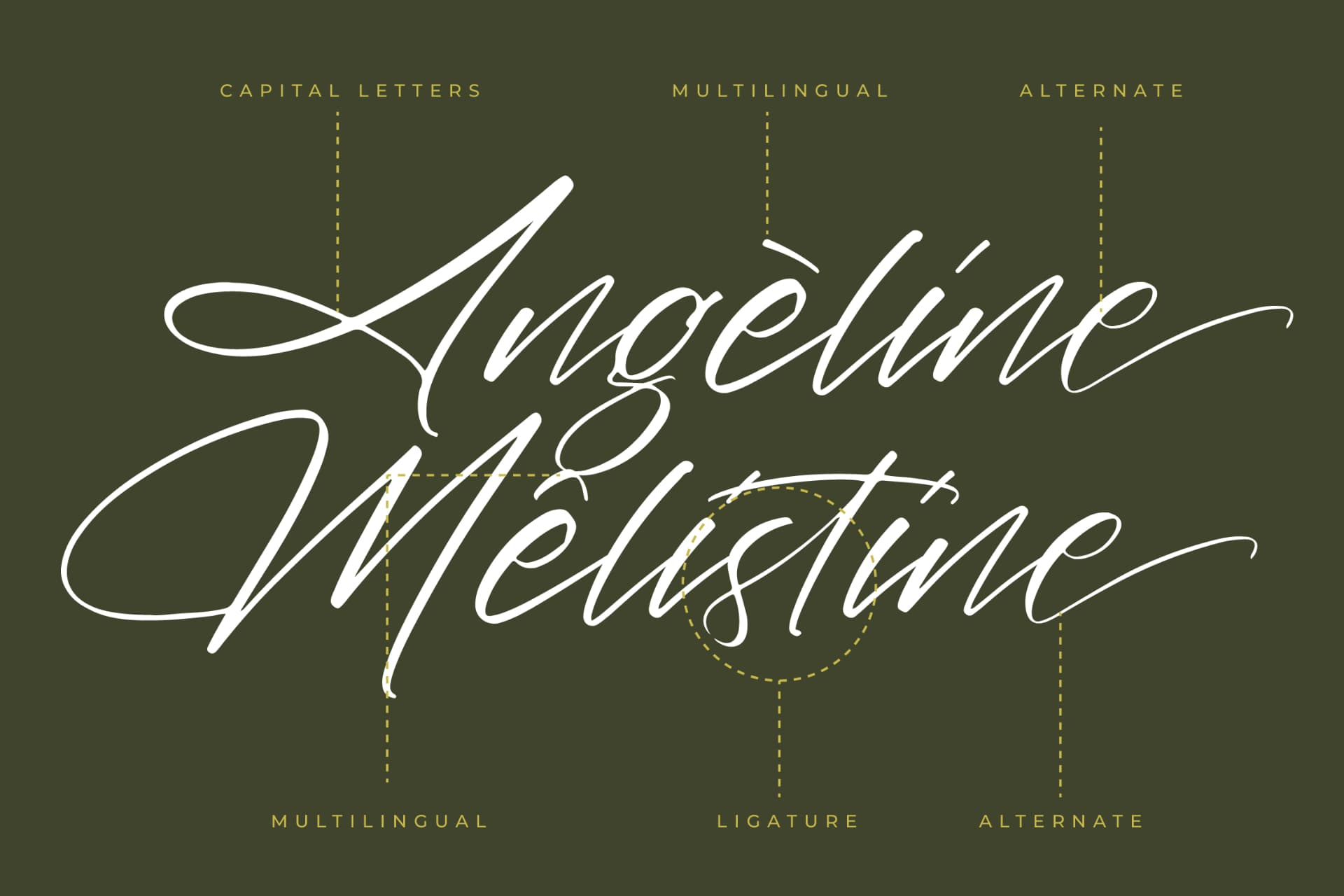 Preview 12 for Marie Glachith – Beautiful Script Font
