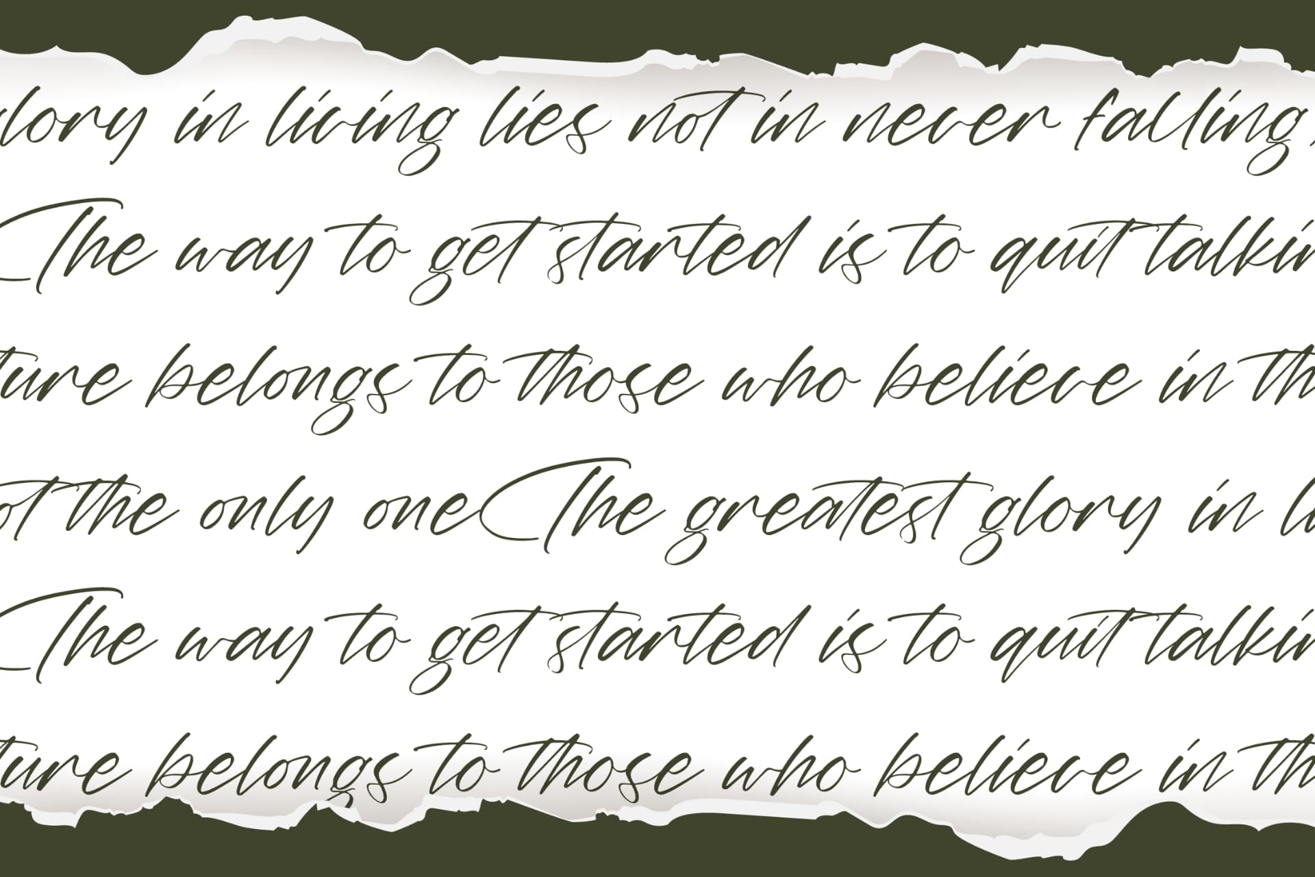 Preview 9 for Marie Glachith – Beautiful Script Font