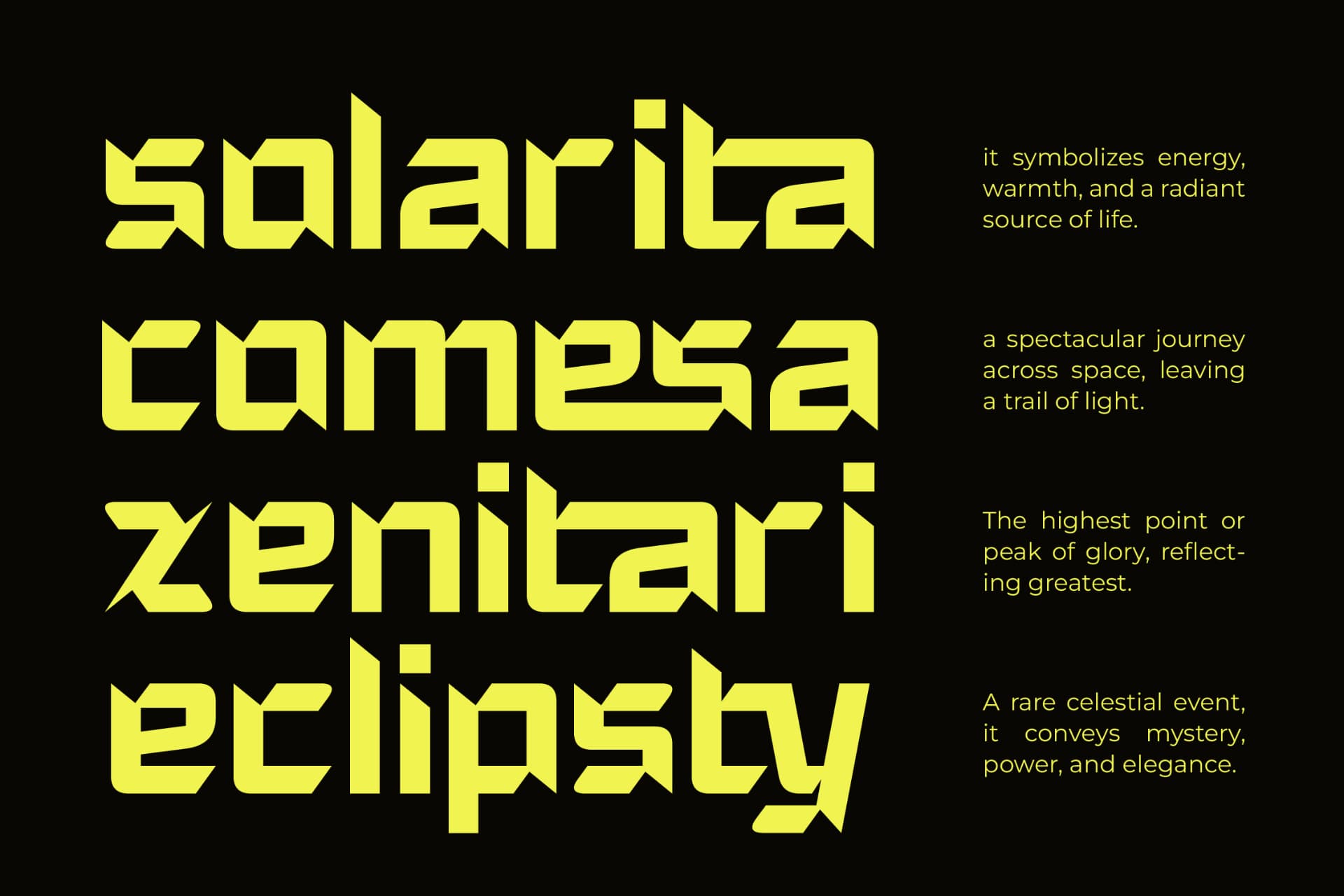 Preview 5 for Gofay Micsoty - Futuristic Sporty Font