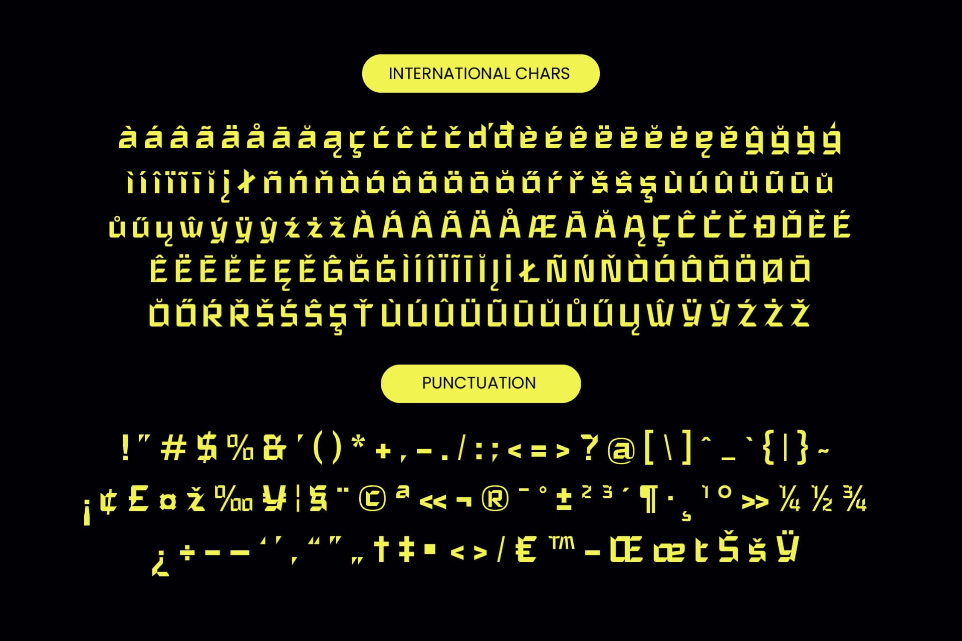 Preview 14 for Gofay Micsoty - Futuristic Sporty Font
