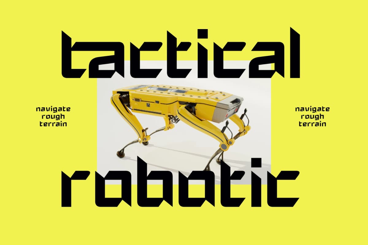Preview 12 for Gofay Micsoty - Futuristic Sporty Font
