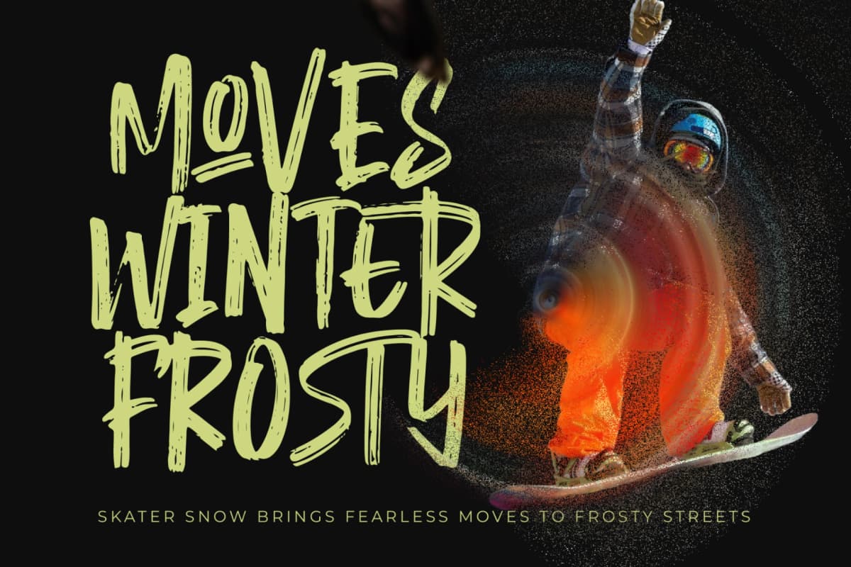 Preview 9 for Montha Stroner – Display Brush Font