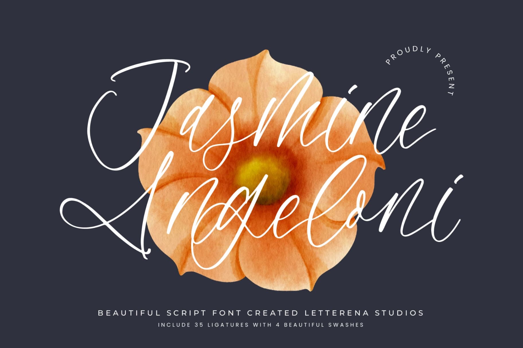 Preview 1 for Jasmine Angeloni – Beautiful Script Font