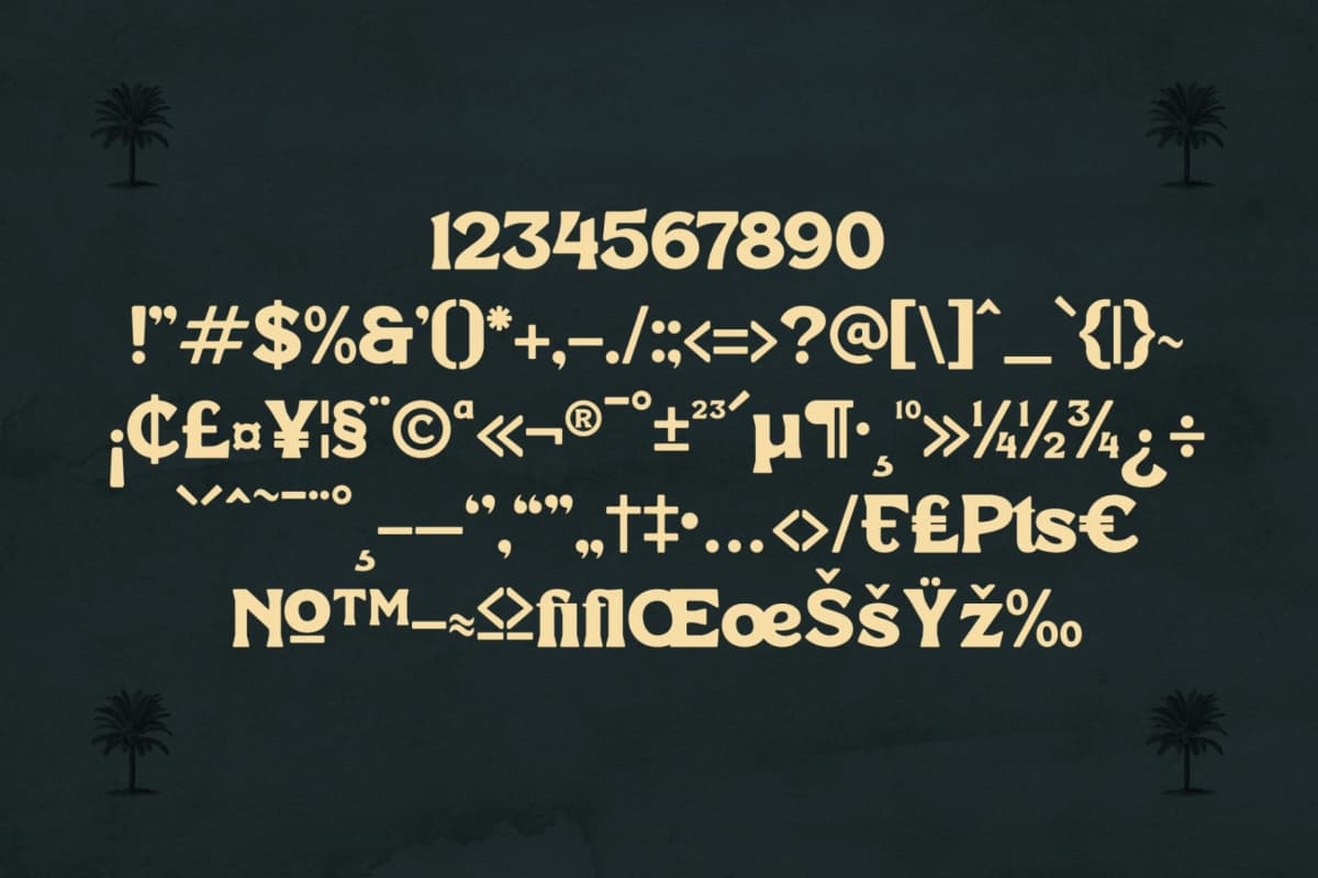Manbort - Vintage Serif Typeface font preview 13