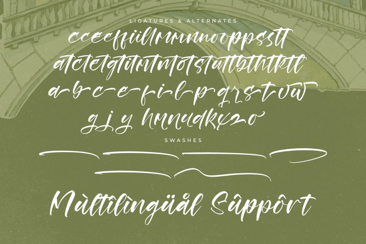 Preview 14 for Rustling Kingdom – Modern Script Font