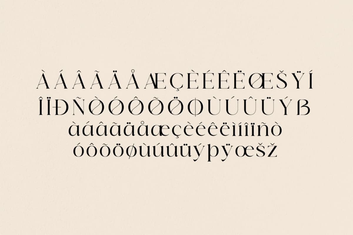 Qeilab - Modern Serif Font font preview 14