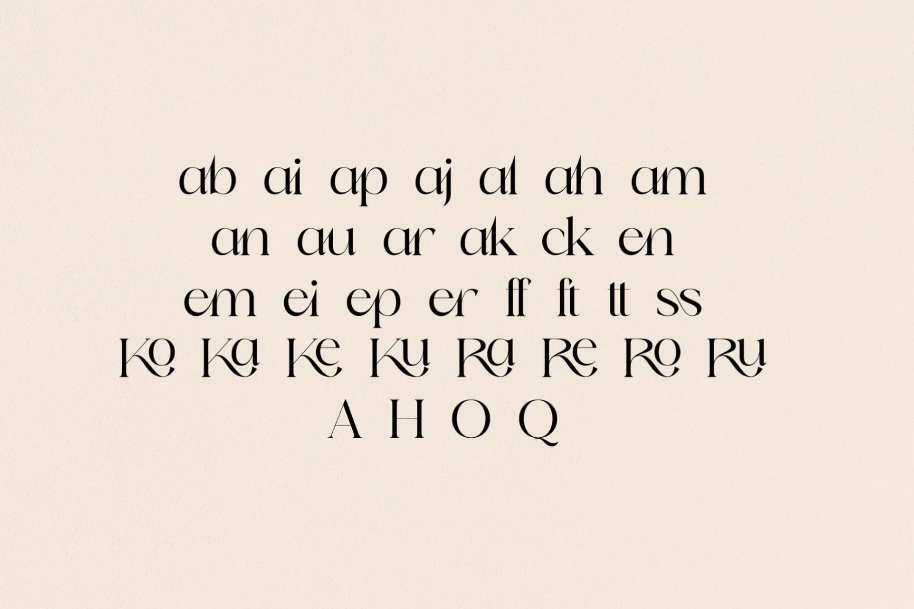 Preview 13 for Qeilab - Modern Serif Font